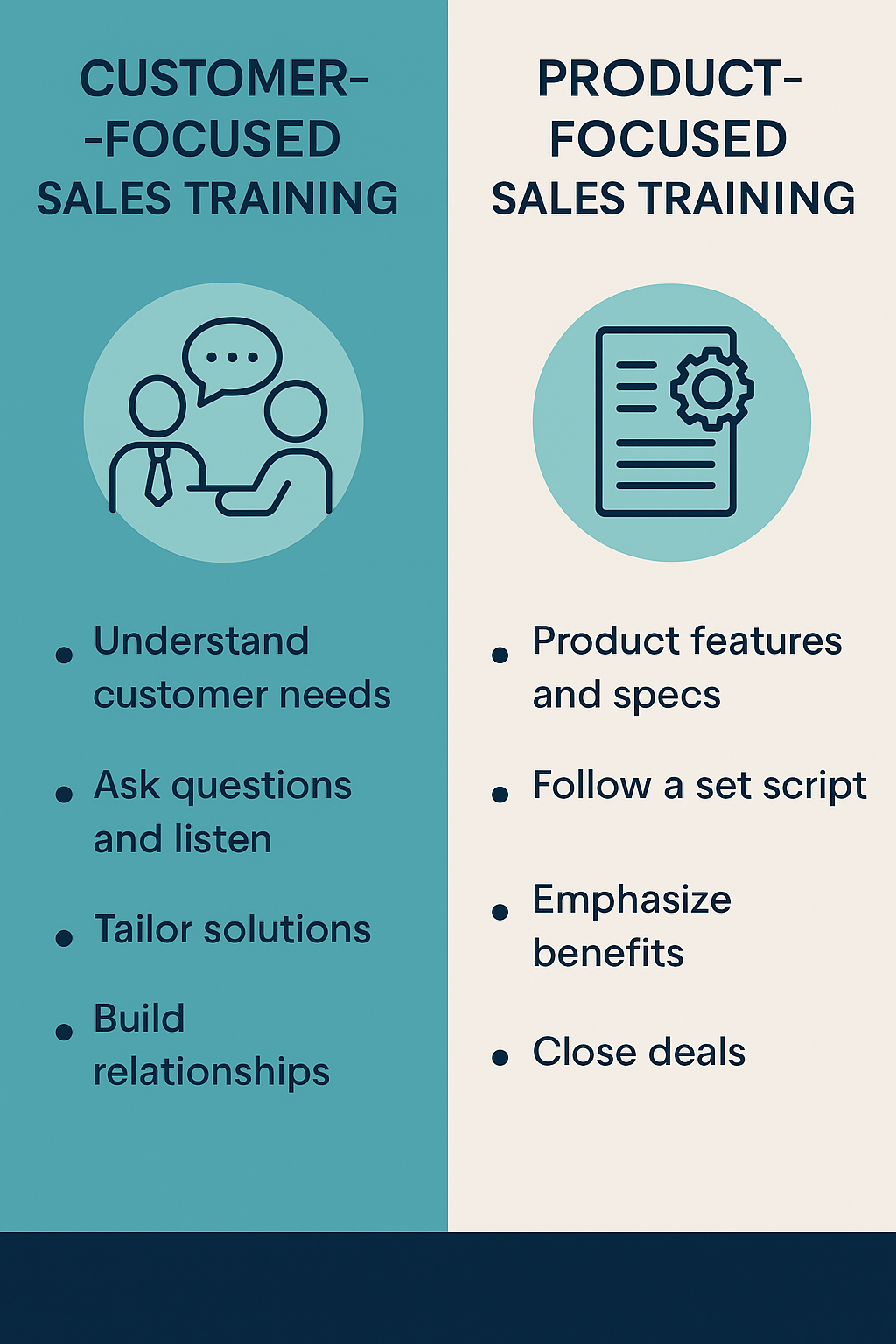 Customer-focused vs product-focused sales training image 2