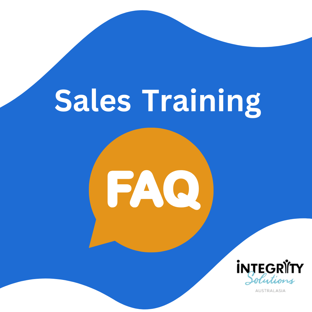 Sales training FAQ image