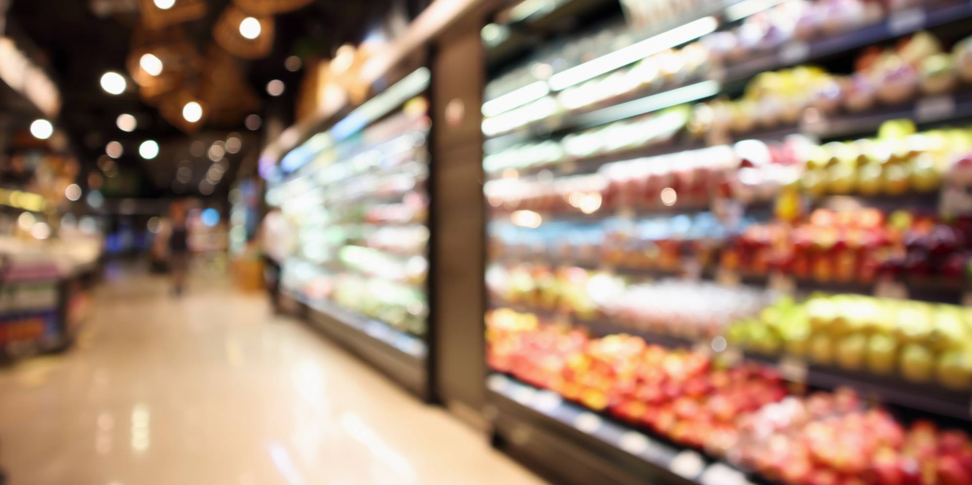 Supermarket Stock image